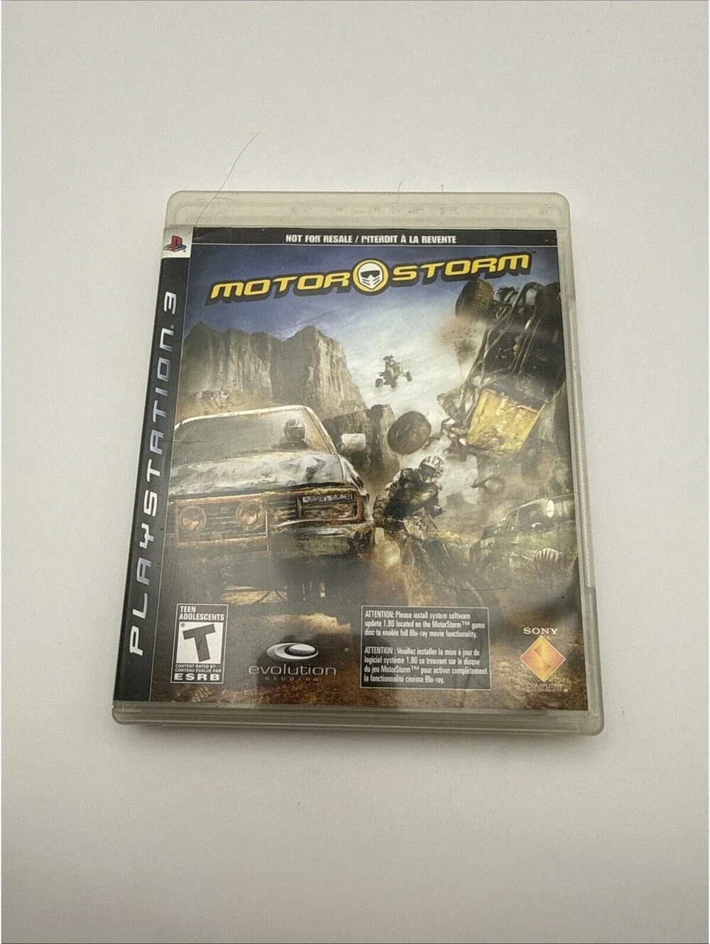 MotorStorm for PS3 (Sony PlayStation 3, 2007) - CIB Complete ML416